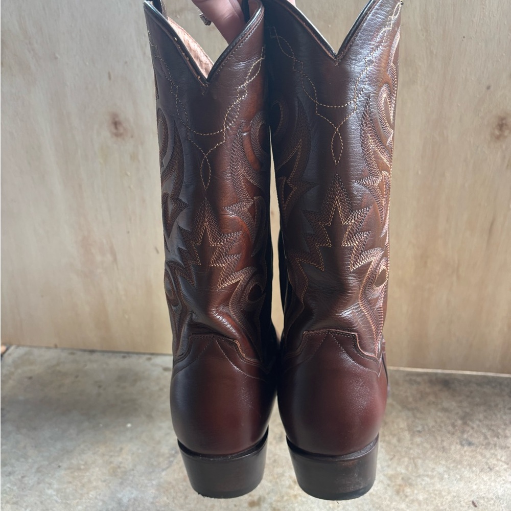 Dan Post Men’s Brown Leather Cowboy Boots DP2111R | Size 10.5 EW - Picture 15 of 15